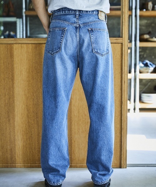 orSlow(オアスロウ)の「orSlow/オアスロウ 101 DAD'S FIT DENIM PANTS ウォッシュ加工 5ポケットデニムパンツ 2026年 夏 夏服 秋服(デニムパンツ・メンズ・ブルー・4/3/2)」の2枚目の写真