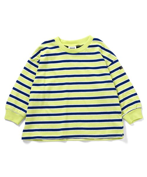BREEZE(ブリーズ)の「【WEB限定/26春】無地・ボーダー長袖Tシャツ(Tシャツ/カットソー・キッズ・サックスブルー/レインボー/グリーン/ピンク/ライム/オレンジ/オフホワイト/ブラウン/ブラック/その他13/その他12/その他11・120/110/100/130/90/160/150/140)」の16枚目の写真