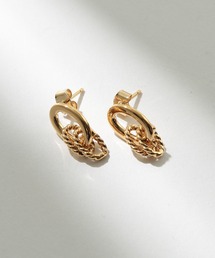 PHILIPPE AUDIBERT | 【PHILIPPE AUDIBERT】クラシカルオーバルピアス ゴールド Bo Kara simple laiton BO3874(ピアス(両耳用))