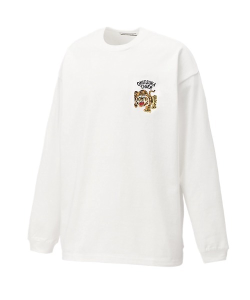 Onitsuka Tiger(オニツカタイガー)の「LONG SLEEVE GRAPHIC TEE / ロングスリーブグラフィックティー(Tシャツ/カットソー・レディース・ブラック/ピンク/ホワイト・M/L/XL/S)」の8枚目の写真