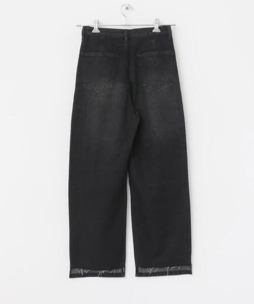 YENN(イエン)の「YENN TUCK BELT DESIGN PANTS(デニムパンツ・レディース・ブラック・36/38/40)」の14枚目の写真