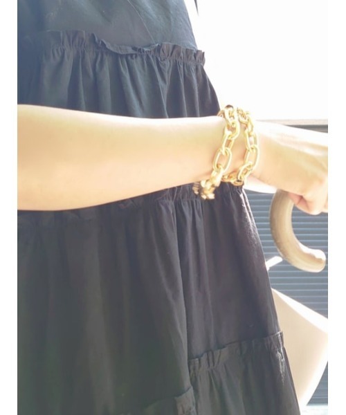 L.H.P(エルエイチピー)の「courage/クラージュ/チェーンブレスレット(ブレスレット・レディース・シルバー/ゴールド・F)」の13枚目の写真