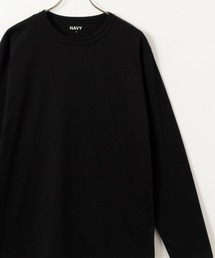 NAVY | NAVY 無地クルーネック長袖Tシャツ(Tシャツ/カットソー)