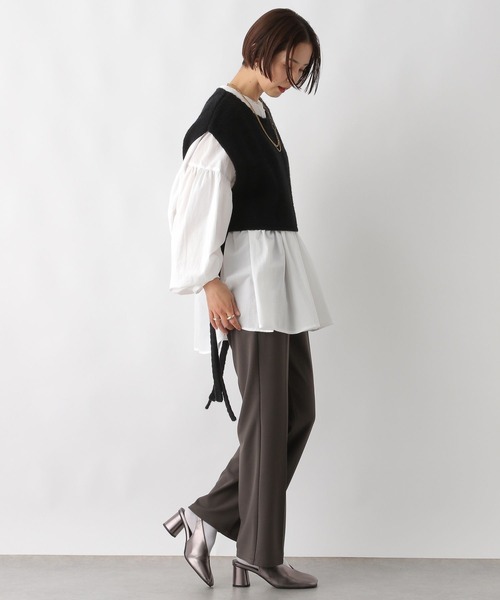 LEPSIM(レプシィム)の「レースギャザーチュニックブラウス 286398(シャツ/ブラウス・レディース・オフホワイト/ブラック・FREE)」の18枚目の写真