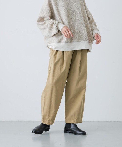 かぐれ(カグレ)の「コットンクロップドパンツ(その他パンツ・レディース・ブラック/オフホワイト/ベージュ・FREE)」の1枚目の写真
