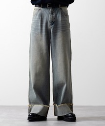 CLEL | 【CLEL】Vintage Design Roll-up Denim Pants/ヴィンテージデザイン ロールアップデニムパンツ(デニムパンツ)