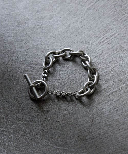 SERACE(セラス)の「【SERACE】Stainless bracelet(chain bracelet / twist bangle) / ステンレスブレスレット(チェーンブレスレット/ツイストバングル)(ブレスレット・メンズ・シルバー系1/シルバー系2/シルバー系3/シルバー系4/シルバー系5・FREE)」の2枚目の写真