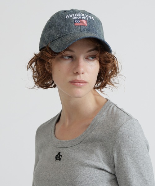 NEW ERA(ニューエラ)の「直営店限定/×ニューエラ ポロキャップ USA国旗/ AVIREX×NEW ERA 9TWENTY POLO CAP(キャップ・レディース・グリーン/その他4/ベージュ/ネイビー/キナリ/ブラック系その他/カモフラージュ/ブラウン/チャコールグレー・F)」の9枚目の写真