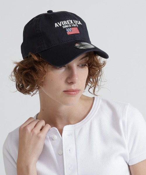 NEW ERA(ニューエラ)の「直営店限定/×ニューエラ ポロキャップ USA国旗/ AVIREX×NEW ERA 9TWENTY POLO CAP(キャップ・レディース・グリーン/その他4/ベージュ/ネイビー/キナリ/ブラック系その他/カモフラージュ/ブラウン/チャコールグレー・F)」の7枚目の写真