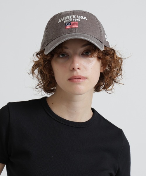 NEW ERA(ニューエラ)の「直営店限定/×ニューエラ ポロキャップ USA国旗/ AVIREX×NEW ERA 9TWENTY POLO CAP(キャップ・レディース・グリーン/その他4/ベージュ/ネイビー/キナリ/ブラック系その他/カモフラージュ/ブラウン/チャコールグレー・F)」の5枚目の写真