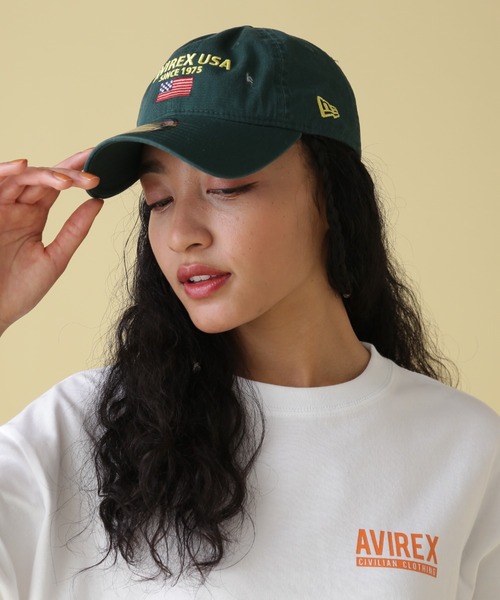 NEW ERA(ニューエラ)の「直営店限定/×ニューエラ ポロキャップ USA国旗/ AVIREX×NEW ERA 9TWENTY POLO CAP(キャップ・レディース・グリーン/その他4/ベージュ/ネイビー/キナリ/ブラック系その他/カモフラージュ/ブラウン/チャコールグレー・F)」の6枚目の写真
