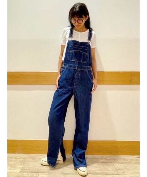 GAP(ギャップ)の「ウォッシュウェル リラックス オーバーオール(サロペット/オーバーオール・レディース・インディゴブルー・S/M/XS/L/XXS)」の5枚目の写真