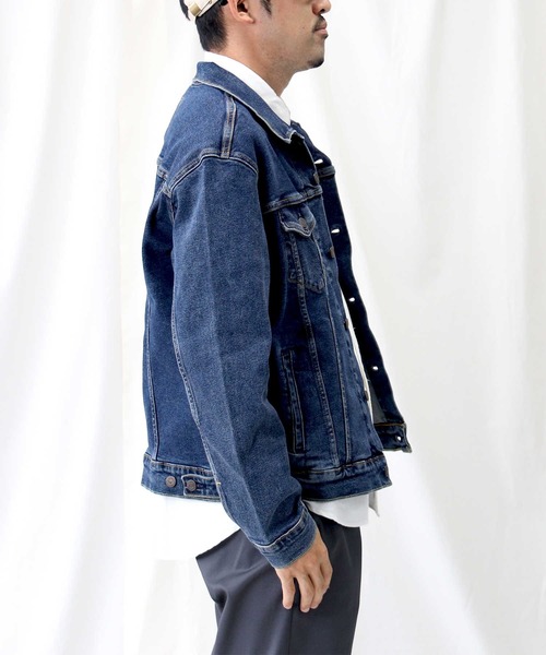 Levi's(リーバイス)の「Levi's(リーバイス)【メンズ】トラッカージャケット(デニムジャケット・メンズ・ライトインディゴブルー・S/M/L)」の14枚目の写真