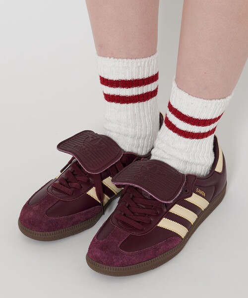 adidas Originals(アディダスオリジナルス)の「【別注】<adidas Originals>サンバ LT/スニーカー(スニーカー・レディース・ワインレッド・22.5cm/23cm/23.5cm/24cm/24.5cm/25cm)」の2枚目の写真