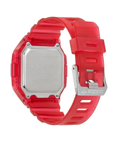 adidas(アディダス)の「adidas originals/アディダスオリジナルス DIGITAL ONE GMT 腕時計ADS-AOST22051 メンズ レディース(デジタル腕時計・レディース・レッド・FREE)」の2枚目の写真