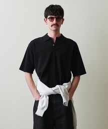 <Steven Alan> ハイツイスト ショートスリーブ ポロシャツ LOOSE
