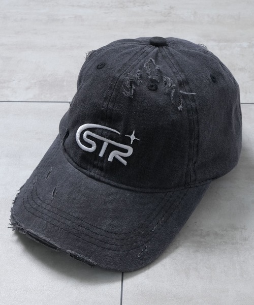 Starting Over(スターティングオーバー)の「【Starting Over/スターティングオーバー】ONE POINT LOGO DAMAGE PROCESSING PIGMENT CAP(キャップ・メンズ・ベージュ/カモフラージュ/ブラック・FREE)」の9枚目の写真