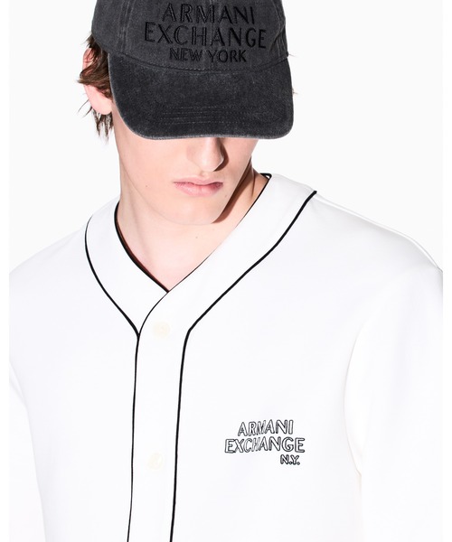 ARMANI EXCHANGE(アルマーニエクスチェンジ)の「【A|X アルマーニ エクスチェンジ】AXロゴ ヴィンテージライク キャップ(キャップ・メンズ・ブラック・FREE)」の4枚目の写真