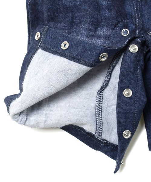 B:MING by BEAMS(ビーミングバイビームス)の「PEANUTS|B:MING / ロンパース15SS(ロンパース・キッズ・インディゴブルー・70/80)」の7枚目の写真