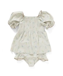 BEAMS mini / パフスリーブ セパレート スイムウェア(100~130cm)