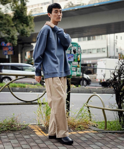 niko and...(ニコアンド)の「ビンテージウォッシュチノパンツ(チノパンツ・メンズ・カーキ/ブラック/ベージュ・MEDIUM/LARGE)」の10枚目の写真
