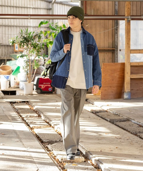 niko and...(ニコアンド)の「ビンテージウォッシュチノパンツ(チノパンツ・メンズ・カーキ/ブラック/ベージュ・MEDIUM/LARGE)」の7枚目の写真