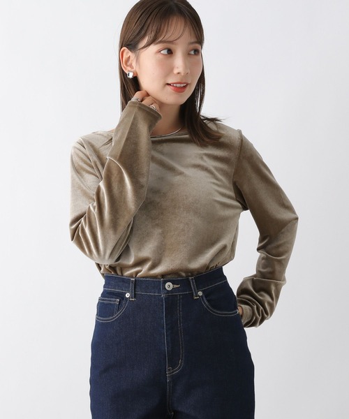 ベロア長袖プルオーバー　964241の6枚目の写真