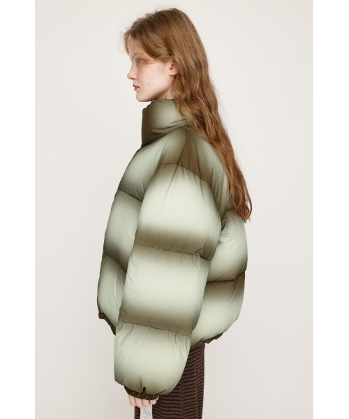 SLY(スライ)の「FADED PRINT PUFFER JK フェイディド プリント パッファー ジャケット 秋服 冬服(ブルゾン・レディース・ブラック系その他2/カーキ/ブルー系その他・FREE)」の15枚目の写真