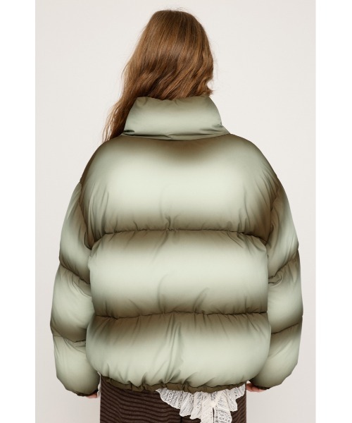 SLY(スライ)の「FADED PRINT PUFFER JK フェイディド プリント パッファー ジャケット 秋服 冬服(ブルゾン・レディース・ブラック系その他2/カーキ/ブルー系その他・FREE)」の16枚目の写真