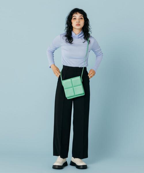 CITEN(シテン)の「<CITEN>ライトシア― タートルネック トップス(Tシャツ/カットソー・レディース・ホワイト/ライトブルー/ブラック/ナチュラル・FREE)」の5枚目の写真