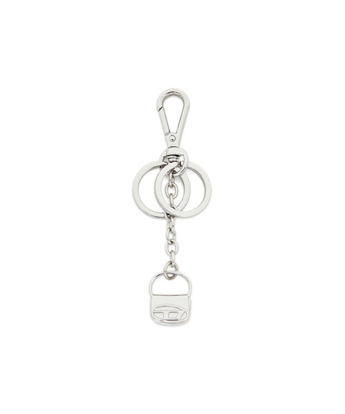 DIESEL(ディーゼル)の「ウィメンズ キーチャーム 1DR-KEYRING CHARM(キーホルダー・レディース・シルバー・UNI)」の1枚目の写真