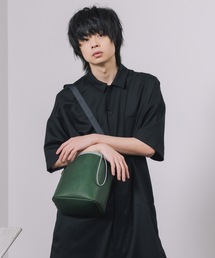 Dulcamara | Dulcamara x MДCЯOM∀ЦЯO / BORON LEATHER(ショルダーバッグ)