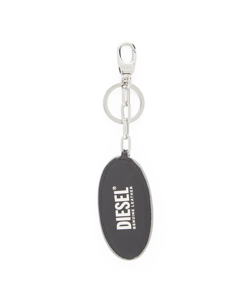 DIESEL(ディーゼル)の「ユニセックス レザー ロゴ キーリング(キーホルダー・レディース・ピンク/シルバー・UNI)」の5枚目の写真