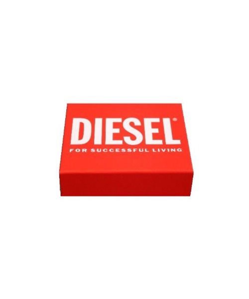 DIESEL(ディーゼル)の「ユニセックス レザー ロゴ キーリング(キーホルダー・レディース・ピンク/シルバー・UNI)」の3枚目の写真