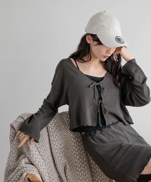 LOWRYS FARM(ローリーズファーム)の「オーシャンパシフィック/ラッシュヨウリュウショートパンツ 108715(ラッシュガード・レディース・ベージュ/ブラック・FREE)」の6枚目の写真