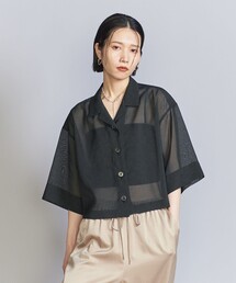 BEAUTY&YOUTH UNITED ARROWS | ポリエステルオーガンジー シャツ -ウォッシャブル-(シャツ/ブラウス)