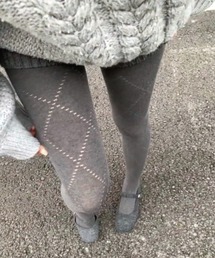 Vipoa | Argyle check knit tights(タイツ/ストッキング)