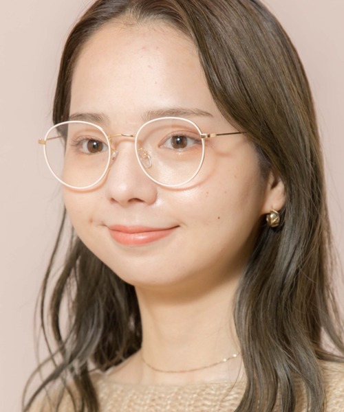 flower(フラワー)の「ラブリーカラーグラス2(メガネ・レディース・カーキ/ピンク/ブラック・FREE)」の16枚目の写真