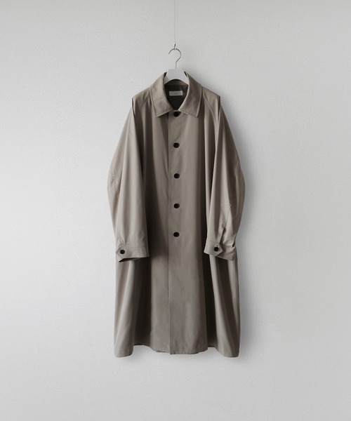 remer(リメール)の「loose raglan sleeve bal collar coat/ルーズラグランスリーブバルカラーコート(ステンカラーコート・メンズ・チャコールグレー/ベージュ・SMALL/MEDIUM/LARGE)」の22枚目の写真