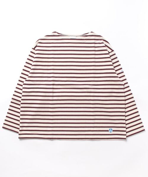 ORCIVAL(オーシバル)の「WIDE BOAT NECK L/S P.O. ワイドシルエット コットンロード ボートネック ロングスリーブバスクシャツ(Tシャツ/カットソー・レディース・ブラウン系/ホワイト系その他/ブラック系/ホワイト系その他2/ホワイト系/ホワイト系その他3/ホワイト系その他4/ホワイト系その他6/その他2/ホワイト/その他3/その他1/ホワイト系その他5/ホワイト系3/ホワイト系5/その他4/ホワイト系2/ホワイト系4/ホワイト系その他7/ホワイト系6/その他5/ブルー系その他/ダークブラウン系/ブラック系その他・1)」の6枚目の写真