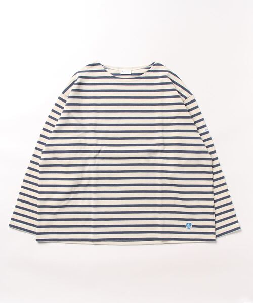 ORCIVAL(オーシバル)の「WIDE BOAT NECK L/S P.O. ワイドシルエット コットンロード ボートネック ロングスリーブバスクシャツ(Tシャツ/カットソー・レディース・ブラウン系/ホワイト系その他/ブラック系/ホワイト系その他2/ホワイト系/ホワイト系その他3/ホワイト系その他4/ホワイト系その他6/その他2/ホワイト/その他3/その他1/ホワイト系その他5/ホワイト系3/ホワイト系5/その他4/ホワイト系2/ホワイト系4/ホワイト系その他7/ホワイト系6/その他5/ブルー系その他/ダークブラウン系/ブラック系その他・1)」の9枚目の写真