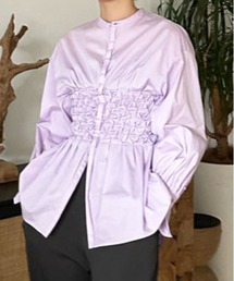 Ameri | BLOOM SHIRRING SHIRT(シャツ/ブラウス)