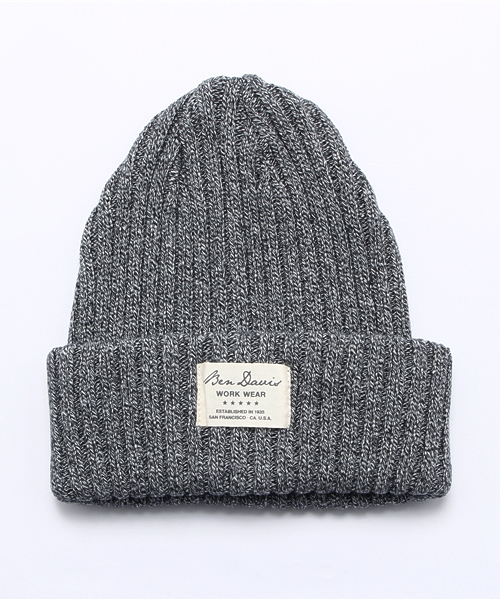 SEVENDAYS=SUNDAY(セブンデイズサンデイ)の「【通販限定販売】BENDAVISコットンニットキャップ(ニットキャップ/ビーニー・メンズ・ネイビー/ダークグレー/ホワイト/ブラック・FREE)」の3枚目の写真