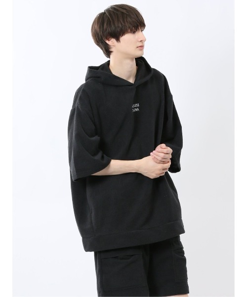 TAKA-Q(タカキュー)の「【サウナ キャンプ アウトドア】タカキュー Sauna Camp×T/Q パイル ポンチョ(セットアップ可能)(パーカー・メンズ・ネイビー/ブラック/カーキ・FREE)」の15枚目の写真