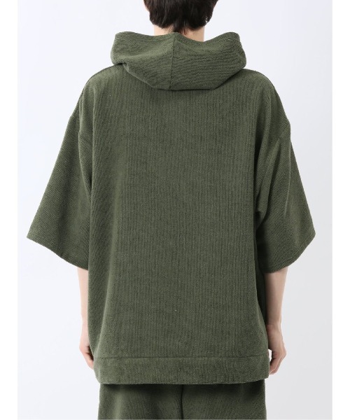 TAKA-Q(タカキュー)の「【サウナ キャンプ アウトドア】タカキュー Sauna Camp×T/Q パイル ポンチョ(セットアップ可能)(パーカー・メンズ・ネイビー/ブラック/カーキ・FREE)」の22枚目の写真