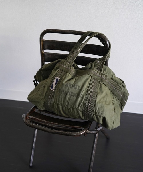 MILITARY(ミリタリー)の「【Military Reproduts ミリタリーリプロダクツ】パラシュートバッグ L フランス軍 軍物(ショルダーバッグ・メンズ・オリーブ/カーキ・ONE SIZE)」の8枚目の写真
