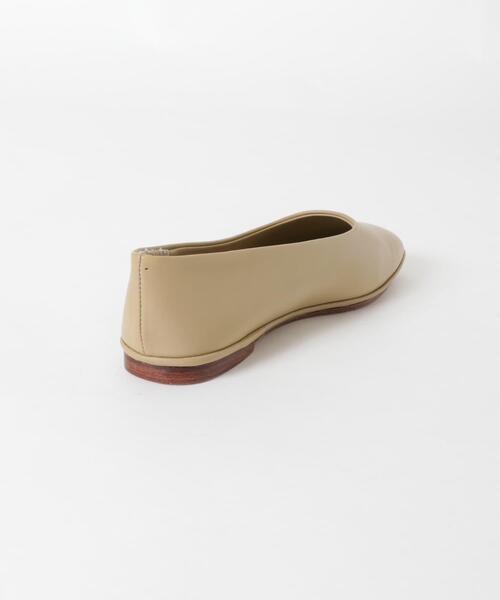 WANDERUNG(ワンデルング)の「『一部別注カラー』WANDERUNG Flat Leather Shoes(パンプス・レディース・ベージュ/ピンク・37/36/38)」の7枚目の写真