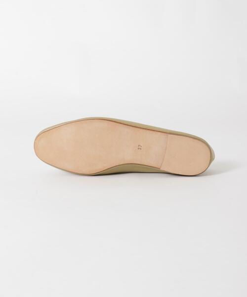 WANDERUNG(ワンデルング)の「『一部別注カラー』WANDERUNG Flat Leather Shoes(パンプス・レディース・ベージュ/ピンク・37/36/38)」の8枚目の写真