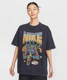 NIKE | ナイキ スポーツウェア ウィメンズ オーバーサイズド ショートスリーブ Tシャツ / Nike Sportswear Women's Oversized Short-Sleeve T-Shirt HF9692-010 Black(Tシャツ/カットソー)