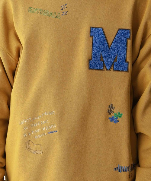サガラ刺繍/ワッペンデザイン/オーバーサイズスウェットの5枚目の写真